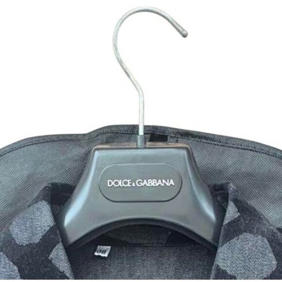 Authentic Dolce & Gabbana Top Chemise Button Up Dress Shirt Jacket Denim Men's - Picture 10 of 12